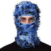 Masque de ski Nivard - Cagoule - Masque d'hiver - Cagoule - Masque de ski - Face Mask complet - Blauw