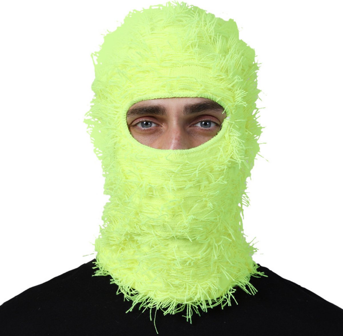 Nivard Ski Masker Bivakmuts Winter Masker Balaclava Ski Mask Full Face Mask Neon Groen