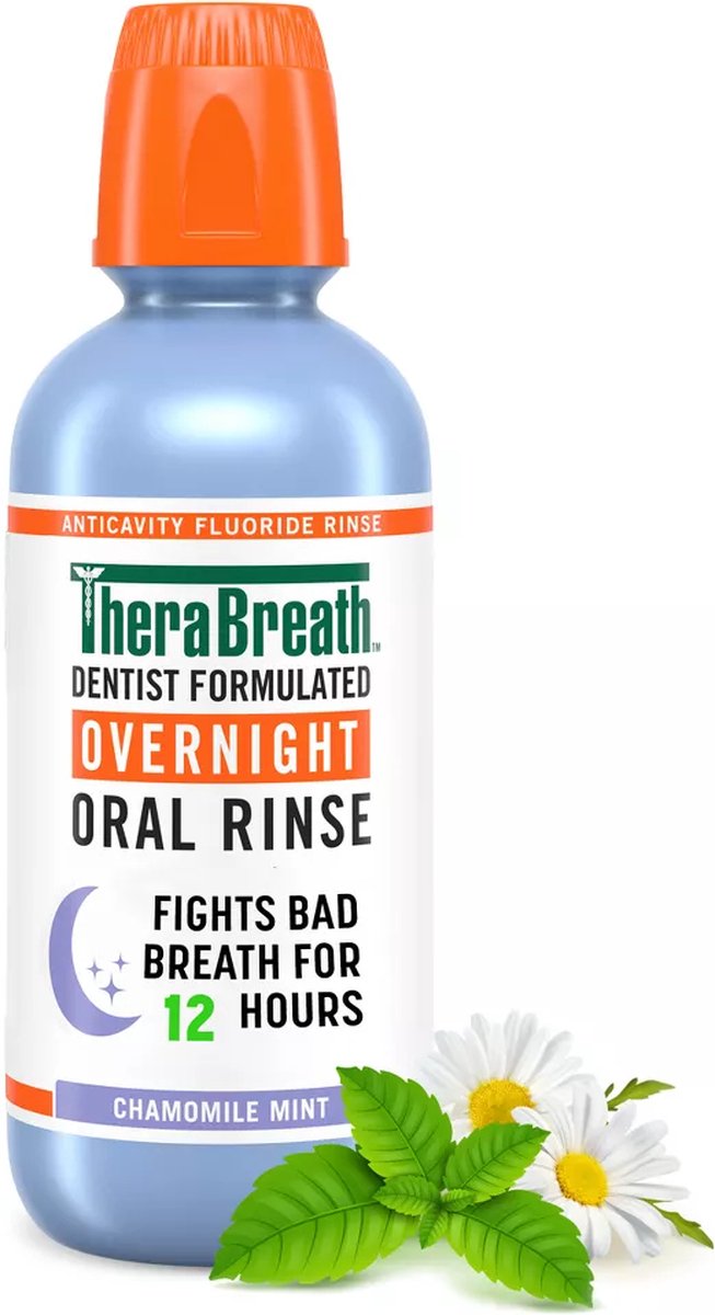 TheraBreath Mouthwash Mondspoeling Mondwater Overnight Oral Rinse 473ml
