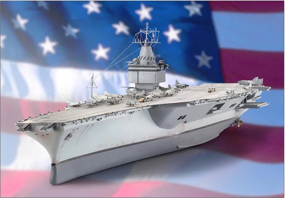 Revell Modelbouwpakket Militaire voertuigen - 05046 Nuclear Carrier - U.S.S. Enterprise Plastic - 1:720 - Modelbouw — afbeelding 6