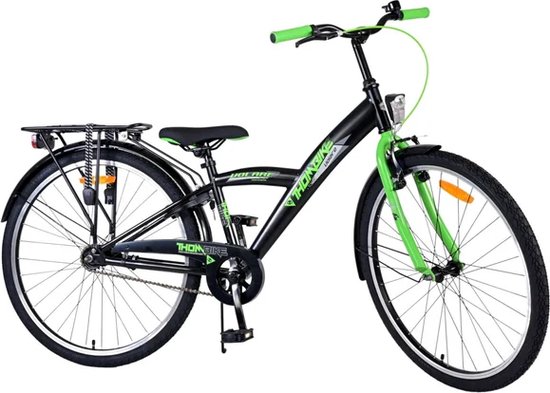 Volare Thombike Kinderfiets - Jongens - 26 inch - Zwart Groen van Volare — afbeelding 4