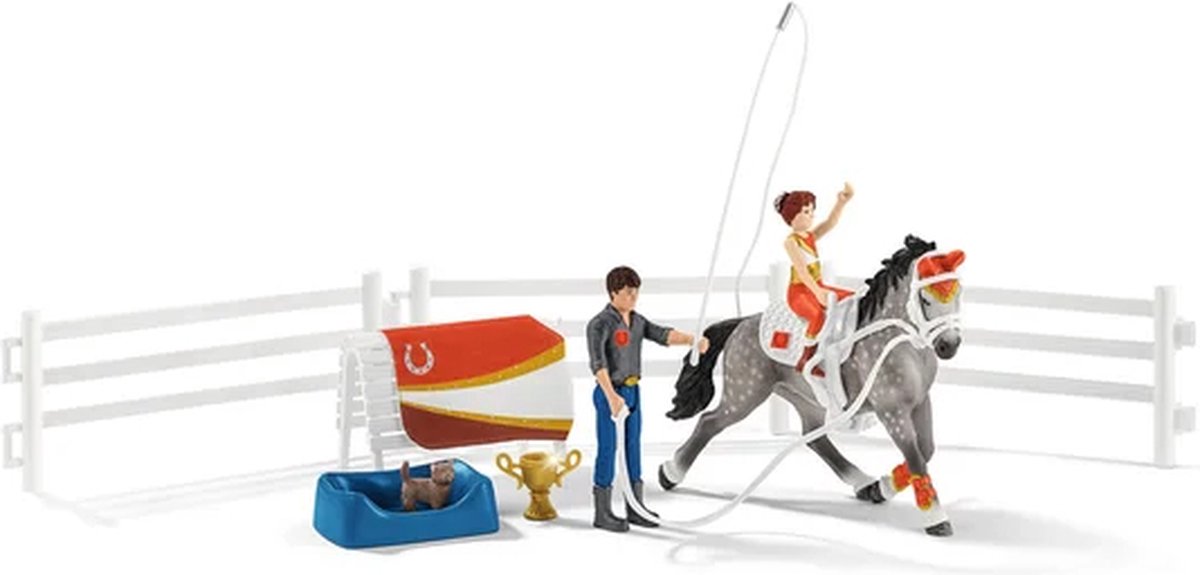 schleich HORSE CLUB Speelfigurenset - Mia's Springset - Kinderspeelgoed voor Jongens en Meisjes - 5 tot 12 jaar - 18 Onderdelen - 42443 — afbeelding 12