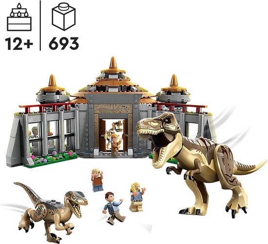 LEGO Jurassic - Centre d'accueil : T. rex et Raptor Attack 76961