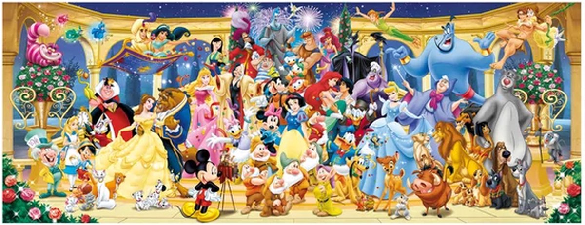 Ravensburger Panorama Puzzel Disney Groepsfoto - Legpuzzel - 1000 stukjes — afbeelding 3