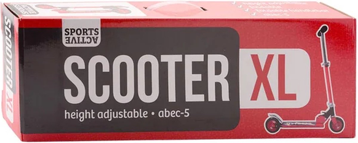 Sportline Scooter Rood - Step — afbeelding 7