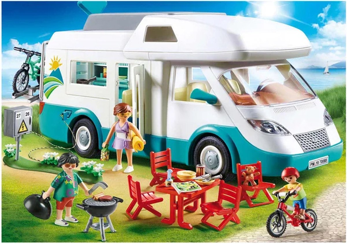 PLAYMOBIL Family Fun Mobilhome met familie - 70088 — afbeelding 14