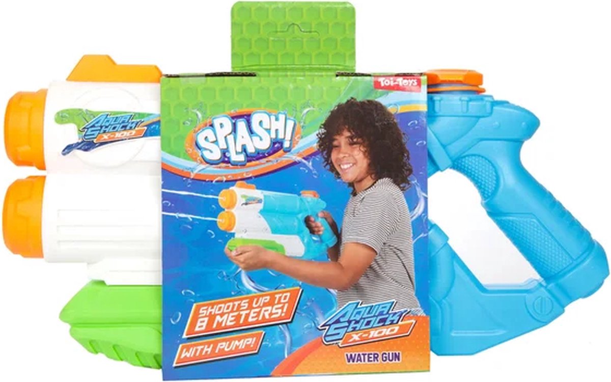 Splash Waterpistool met Dubbele Loop Power, 1080ml — afbeelding 6