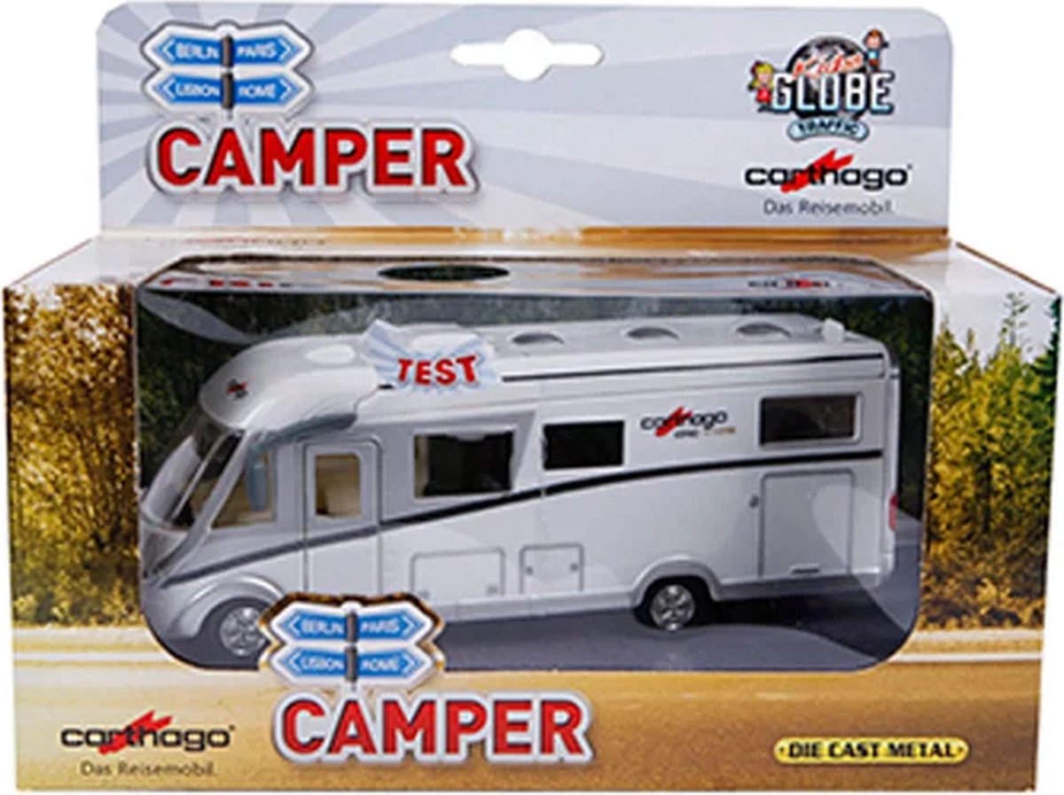 Kids Globe Die-cast Carthago Camper met Licht, 16cm — afbeelding 7