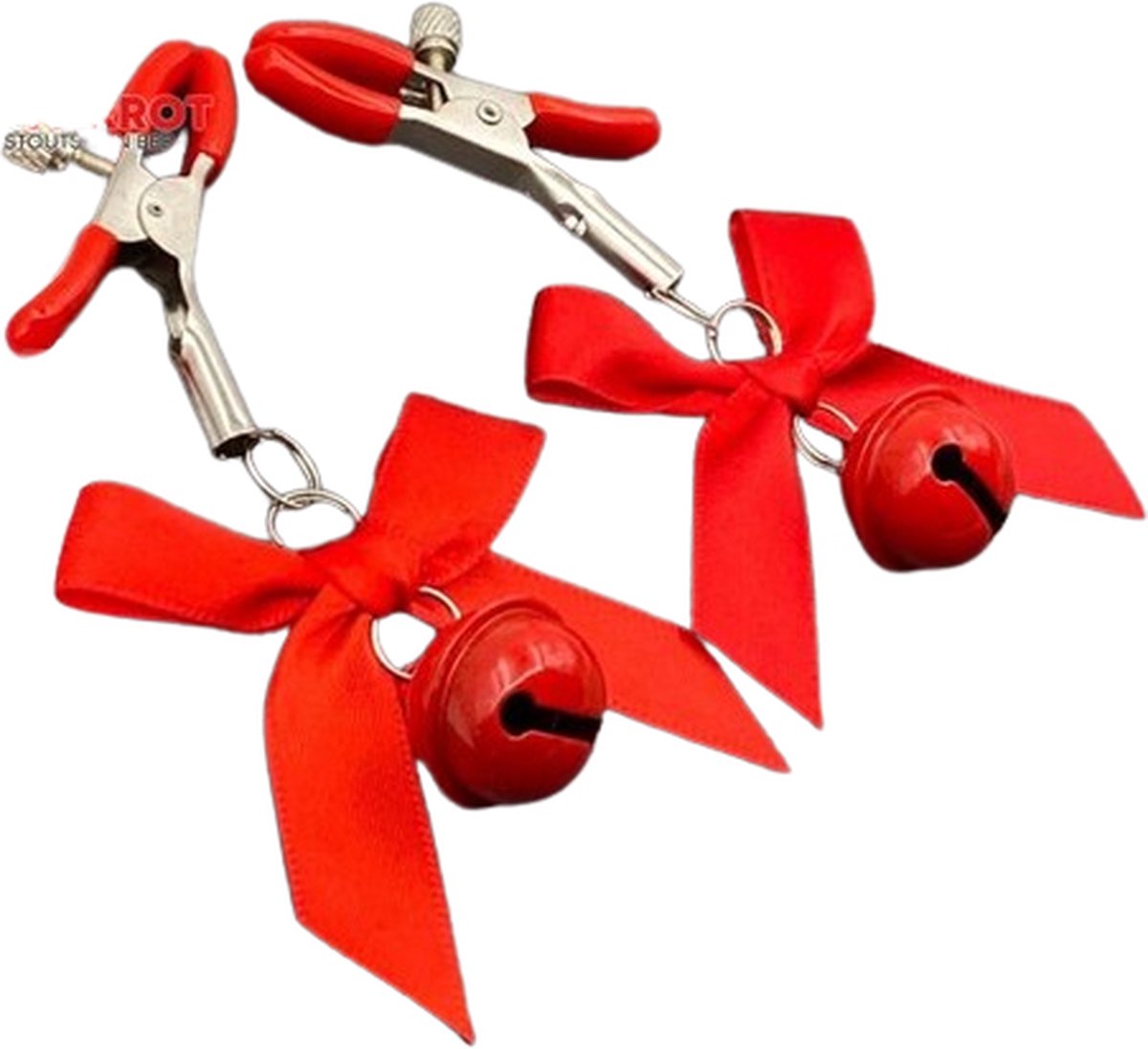 Goedkoopste Tepelklemmen | Belletjes | Luxe uitvoering | Verstelbaar | SM | BDSM | Set van 2 | Tepelklem