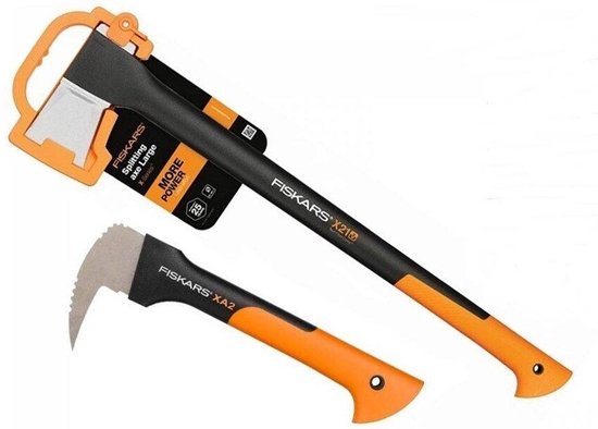 Fiskars X21 Bijl Met XA2 Pikhaak Set