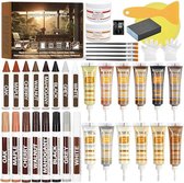 Laminaat Reparatieset - Laminaat Repareren - Meubel Reparatie - Meubel Reparatieset - Laminaatwax - Laminaat Was - Laminaat Wax - Laminaat Wax Reparatie - Laminaat Stift