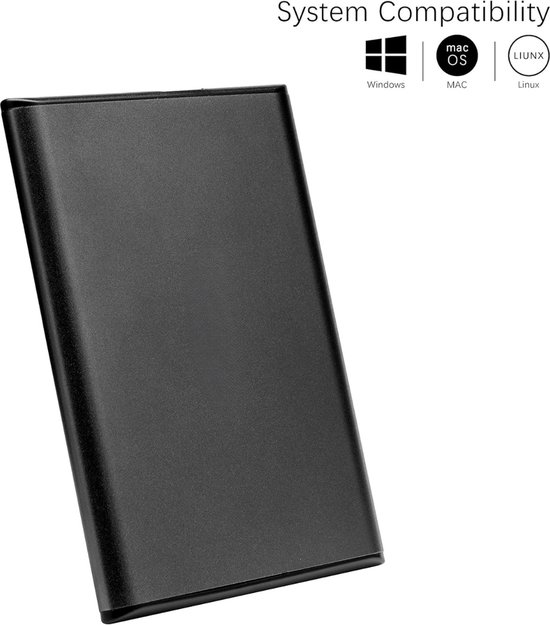 Harde schijf extern - Harde schijf - 500GB - Draagbaar - Externe harde schijf - Must have voor al uw extra foto's en bestanden! van Merkloos — afbeelding 2