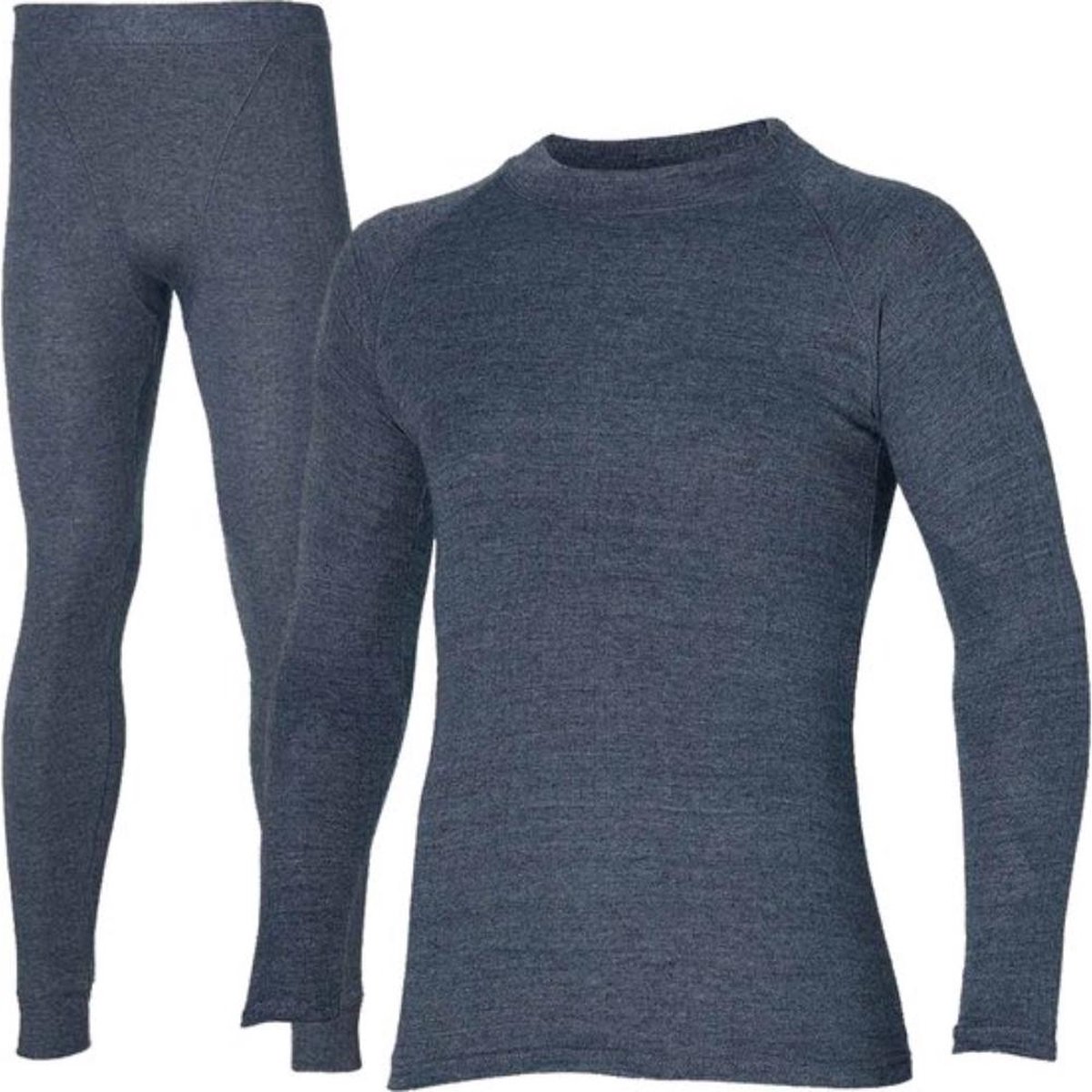 Elfida Thermokleding Set Heren Thermoshirt en Thermobroek Antraciet Thermo Ondergoed Heren Maat L schaatsenenskeelers