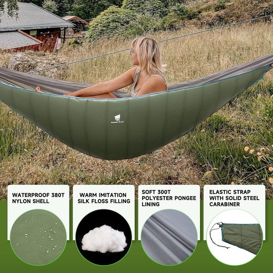 Sous-couette Pour Hamac – Léger Et Chaud – Camping Extérieur – 1180g