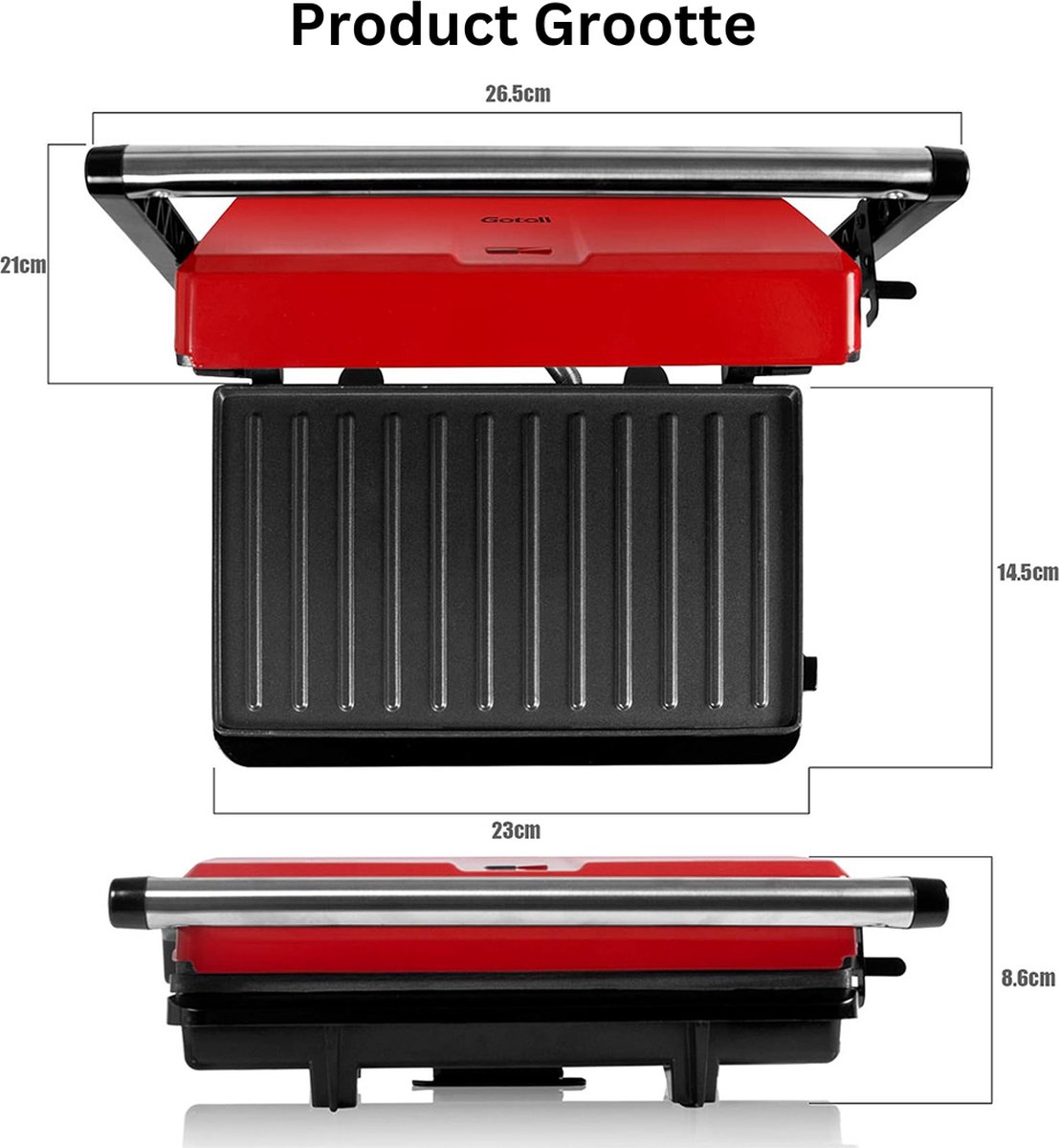 MKSS Contactgrill - Tosti Apparaat thumbnail 3
