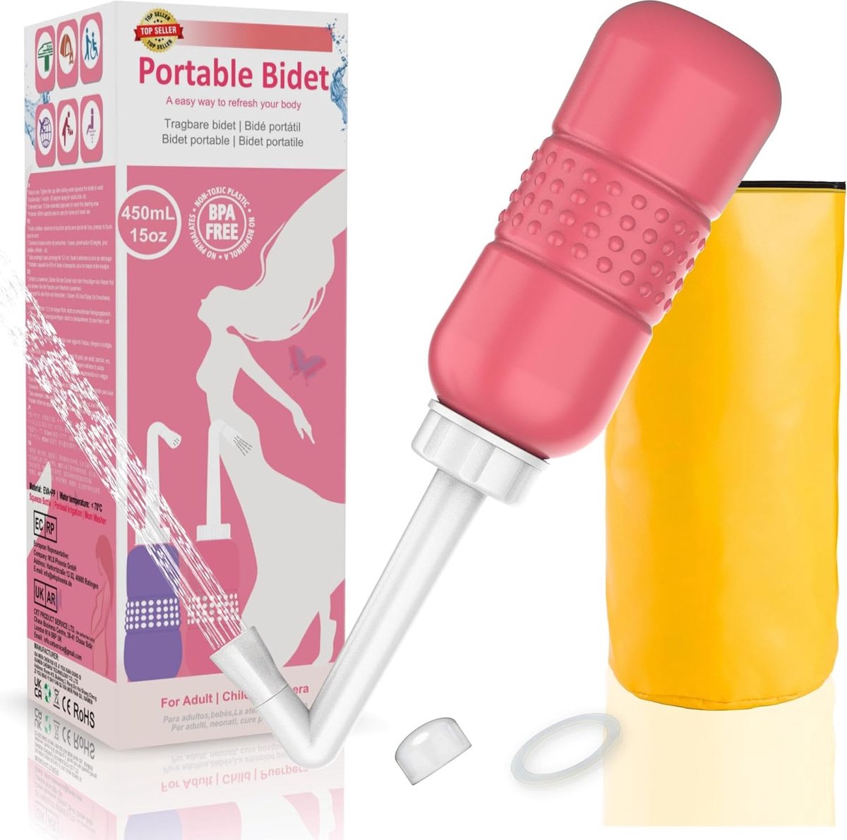 Peri Bottle - Vaginadouche - Anale Douche - Post Partum - Draagbaar Bidet