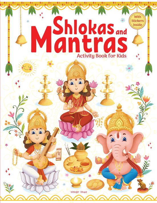 Shlokas and Mantras - Activity Book For Kids - Illustrated B ... - cover
