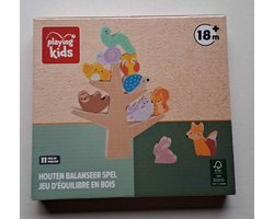 Playing Kids Houten Balanceerspel Dieren