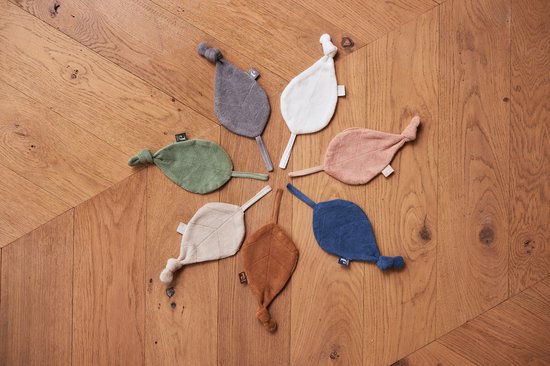 Jollein - Speendoekje Badstof Leaf (Nougat) - Speenknuffel, Speendoekje Baby, Speendoek - Polyester-katoen van Jollein — afbeelding 3