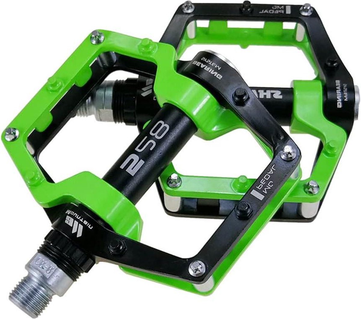 Gekleurde magnesium aluminium anti-slip pedalen - lichte fietspedalen voor BMX/MTB - mountainbike pedalen met Cr-Mo stalen assen