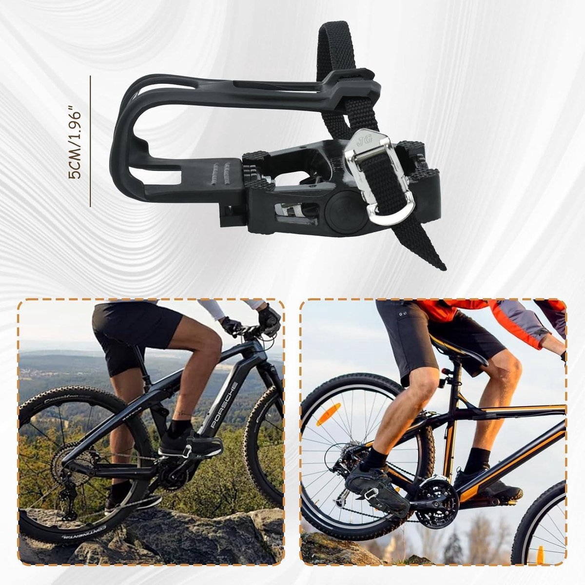 PIQIUQIU Pédale de vélo Pédales de vélo en Aluminium Cyclisme/Montagne PIQIUQIU Pédale de vélo Pédales de vélo en Aluminium Cyclisme/Montagne