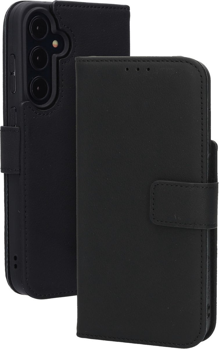 Mobiparts Leather Wallet Case geschikt voor Samsung Galaxy A55 - Zwart