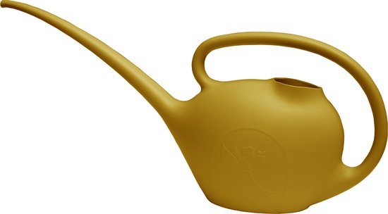 Arrosoir en plastique Emma 2,5 litres avec bec long Jaune Curry