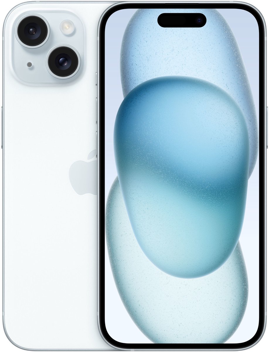 APPLE iPhone 15 5G - 128 GB Blauw