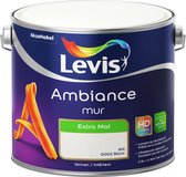 Peinture pour les murs Levis Ambiance , Extra Mat, Wit , 2,5 L