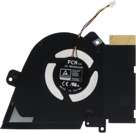 GPU/ventilateur de refroidissement de remplacement pour ASUS TUF Dash F15 FX516/FX516P Series – P/N : 13NR0760P02011/DFSCK22D05883L FNAR