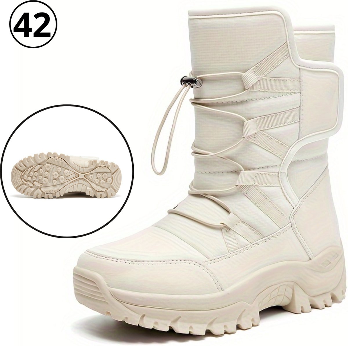 Bovista Snowboots Sneeuwschoenen Wintersport Sneeuwboots Dames Ski Ski Gadgets Wit