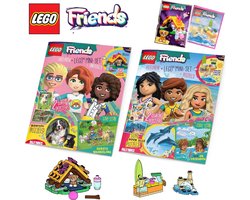 foto van LEGO Friends - Aanbieding van 2 doeboeken + 2 LEGO sets - Voor meisjes vanaf 6 jaar - Doeboek met speelgoed - 2 Polybags - Cadeau - Dieren figuren - Kinderen 6 jaar / 7 jaar / 8 jaar / 9 jaar / 10 jaar / 11 jaar / 12 jaar