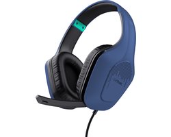 Trust GXT 415B Zirox - Bedrade Gaming Headset - voor PC, PS4, PS5, Xbox & Switch - Stereo - Blauw