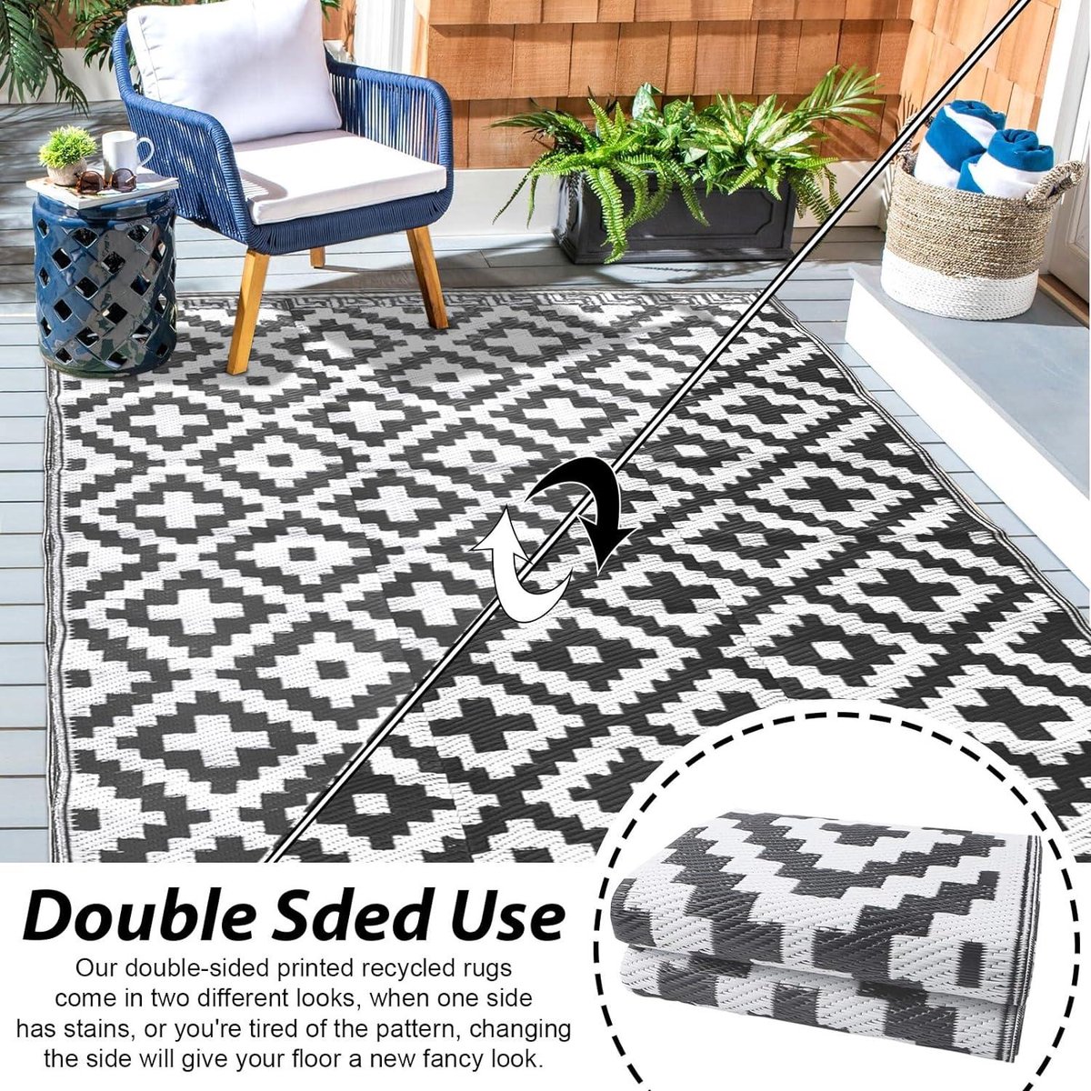 LIVARNO home Buitentapijt 120 x 180 cm aanbieding bij Lidl