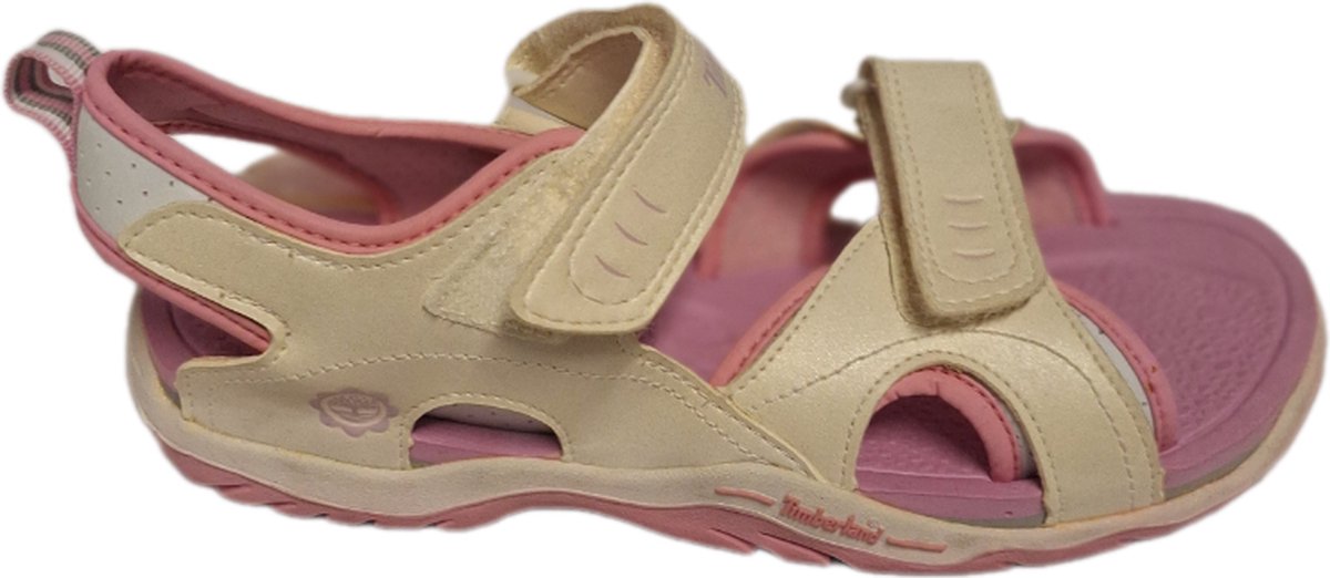 TIMBERLAND-YOUTH SANDAL-ONYX WHITE-SIZE 1/32