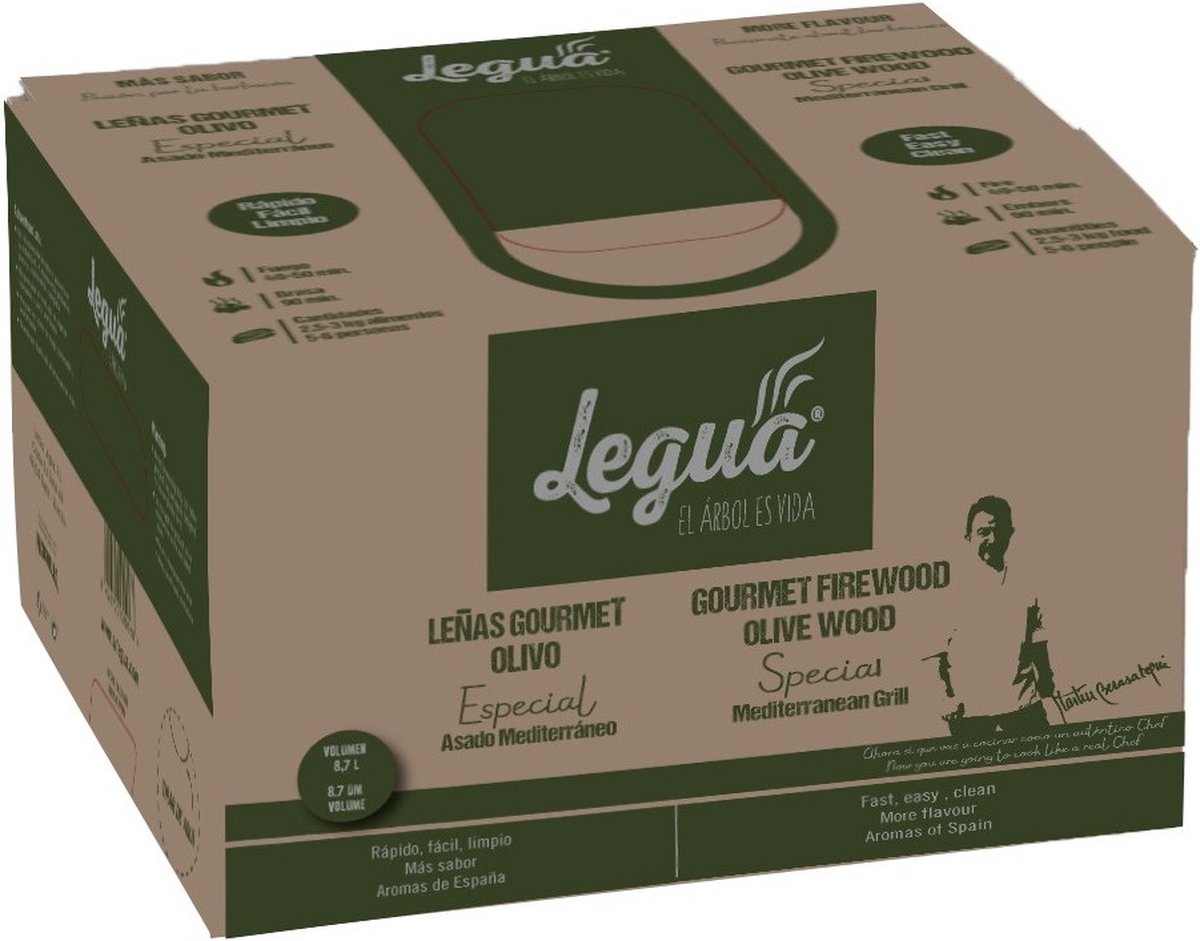 Legua - Olijfboom Gourmet Brandhout 8,7L