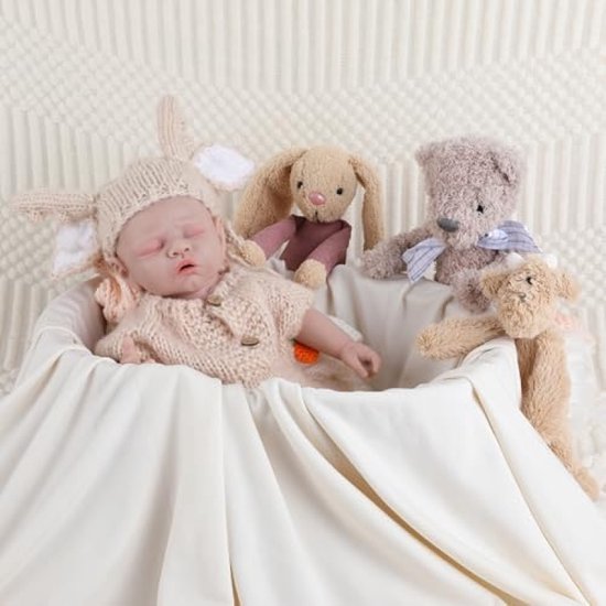 ZIYIUI Reborn Poppen Jongen 22 inch 55 cm Zachte Siliconen Vinyl Real Life Baby Poppen Realistische Pasgeboren Reborn Babies Xmas Gift
