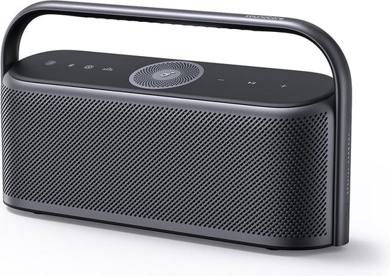 Draadloze Bluetooth speaker Anker Motion X600 50W, 12 uur speeltijd, IPX7 waterdicht, USB-C, grijs