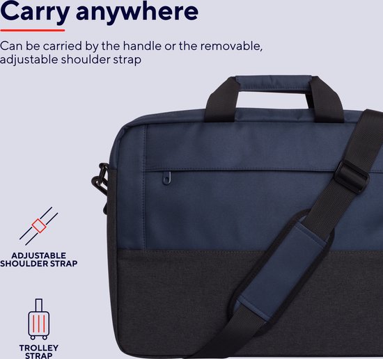 Trust laptoptas Lisboa voor 16 inch laptops groen