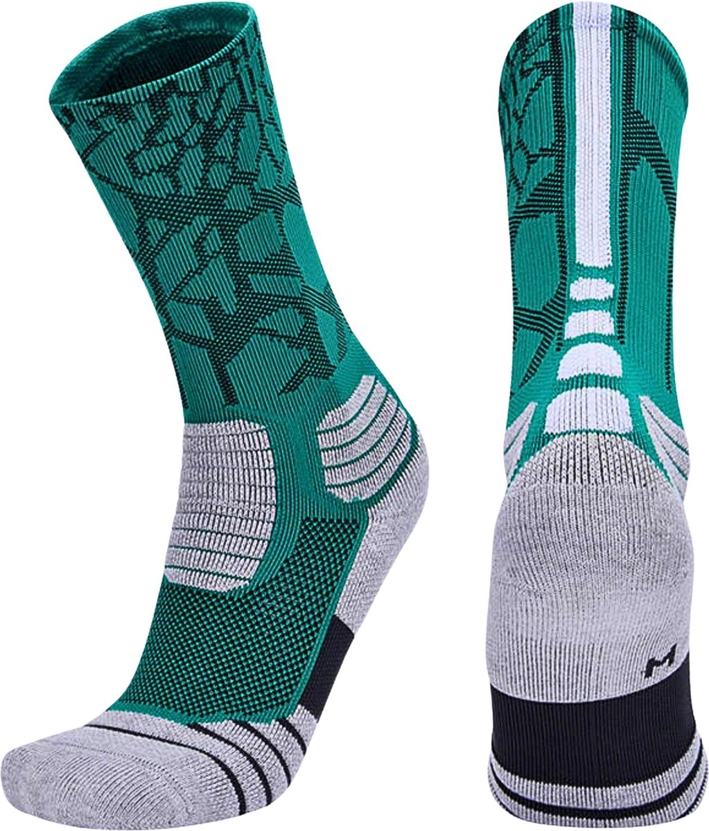 KANGKA® Wandelsokken maat 39-42 Groen - Antiblaren Outdoor Sokken - Sportsokken - Comfortabel en Dempend - Dames & Heren
