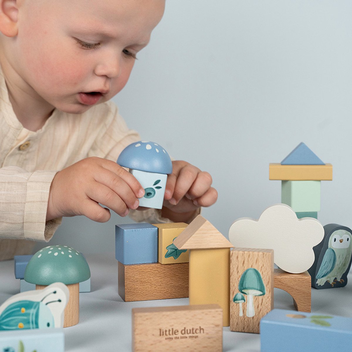 Little Dutch Bouwblokken - Forest Friends FSC — afbeelding 4