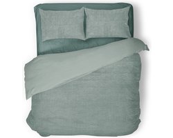 Eleganzzz Dekbedovertrek Teddy Pluche - Jade - Teddy Dekbedovertrek - Dekbedovertrek 200x200/220cm - Tweepersoons dekbedovertrekken - 200x220cm - Fluffy Dekbedovertrek