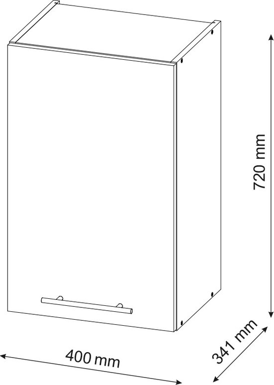 Vicco onderkast Fame-Line 50cm Wit lade