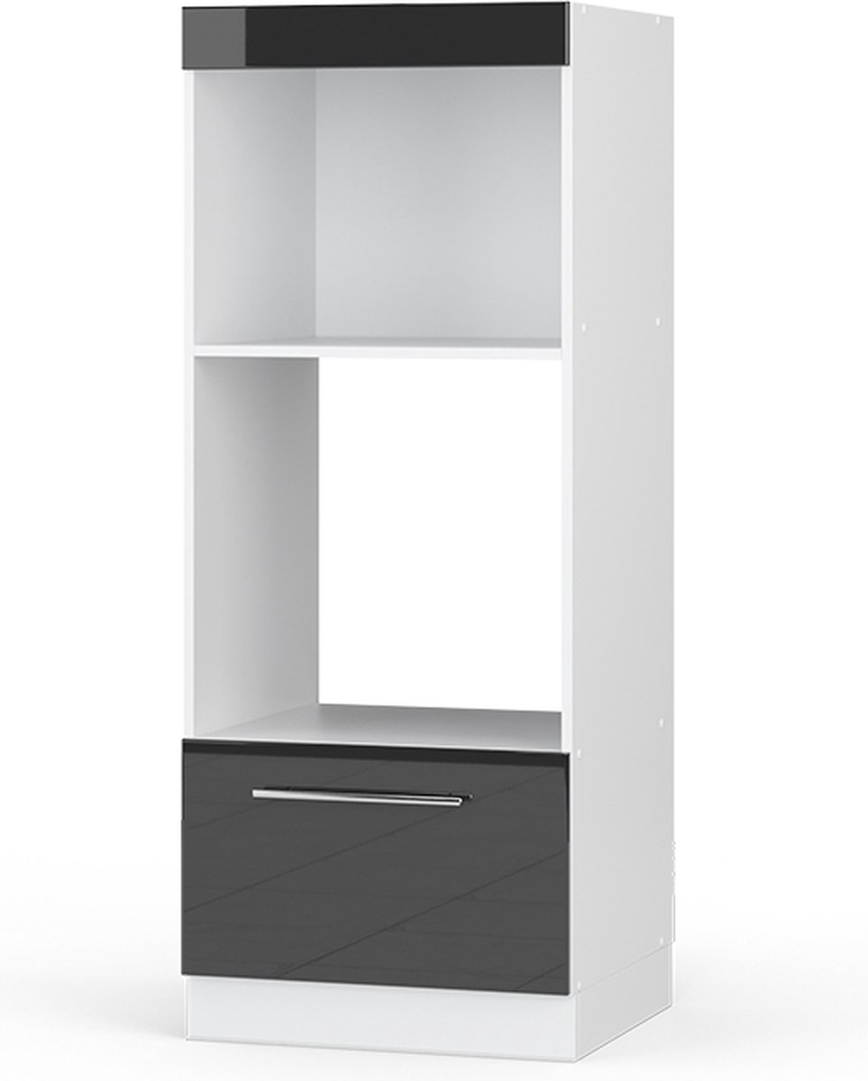 Vicco Fame-Line Magnetronkast – 60 cm open Antraciet Hoogglans