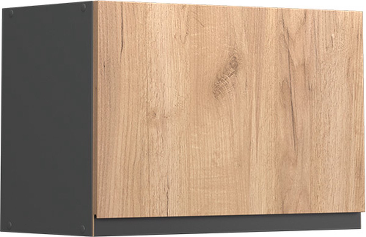 Vicco R-Line Hangkast – 60 cm J-vorm, plat Krachtige eik goud Goudkleurig Eiken/Antraciet