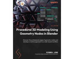 Omslag van Procedural 3D Modeling Using Geometry Nodes in Blender