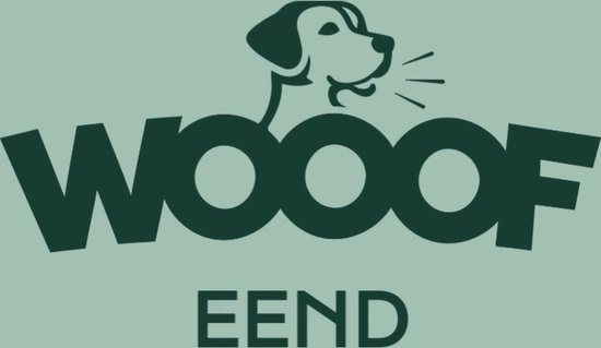 WOOOF Eend 18kg - Geperst hondenvoer - Hypoallergeen hondenvoer - Geperste hondenbrokken - Droogvoer - 18kg