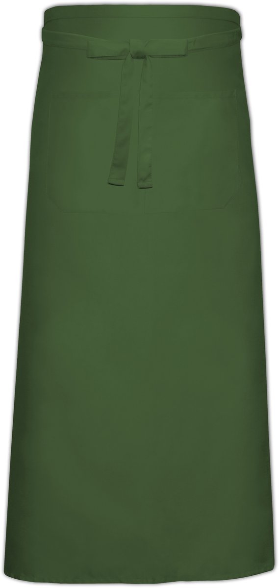 Franse sloof met zak - Bottle Green - 100 x 100 cm - Link Kitchen Wear