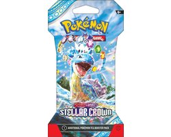 foto van Pokémon - Scarlet & Violet - Stellar Crown - Sleeved Booster - Trading Cards - Pokémon Kaarten