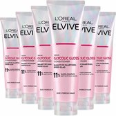 Après-shampoing brillant glycolique Elvive de L'Oréal - 6 x 150 ml